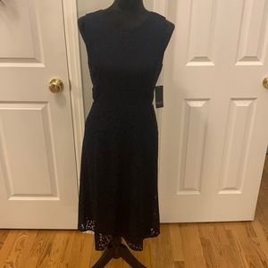 NWT Rachel Roy April Side Sleeveless Lace Cutout Midi Dress- Size 6